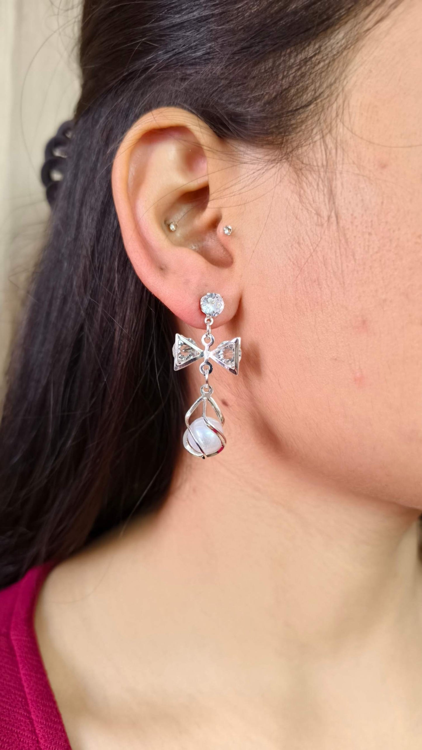 Korean Earrings 1466AMDL