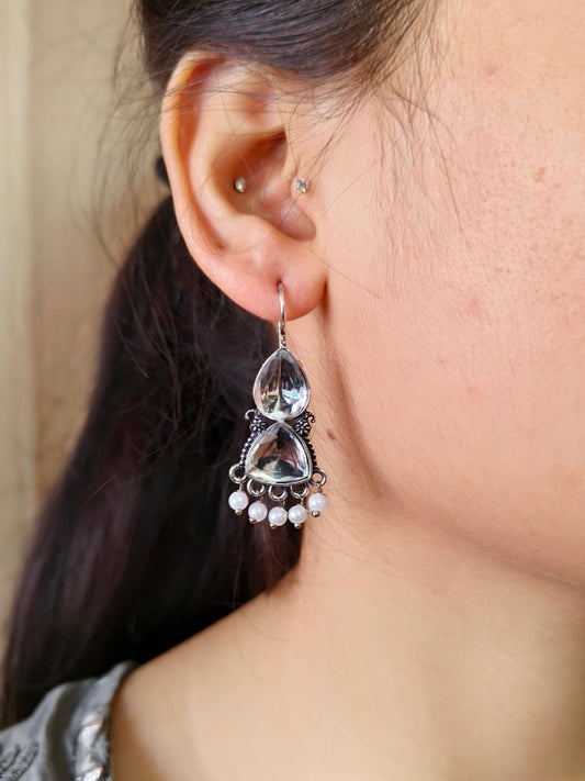 Oxidised Earrings 1484AMHK