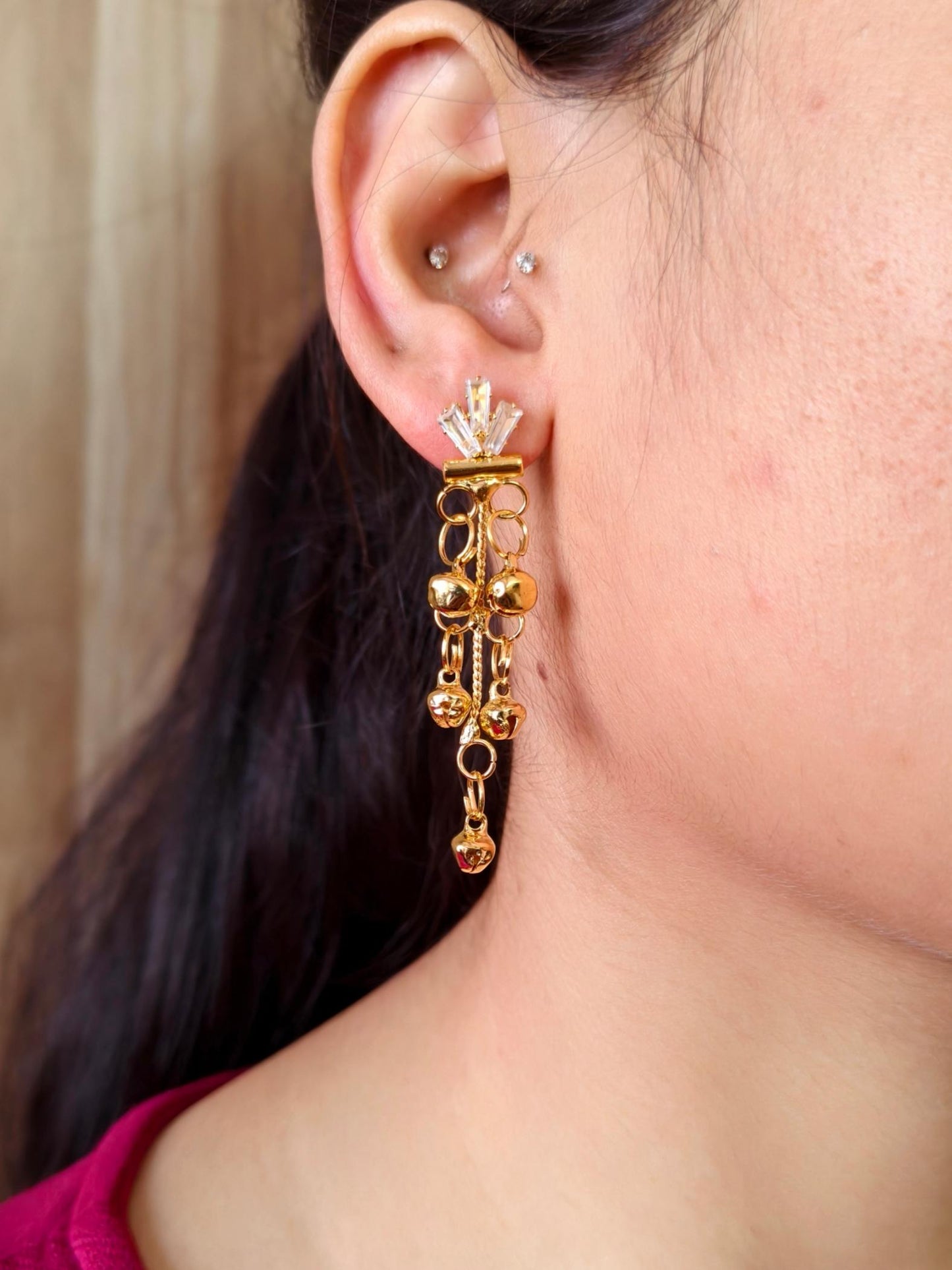 Oxidised Earrings 1521AMDL
