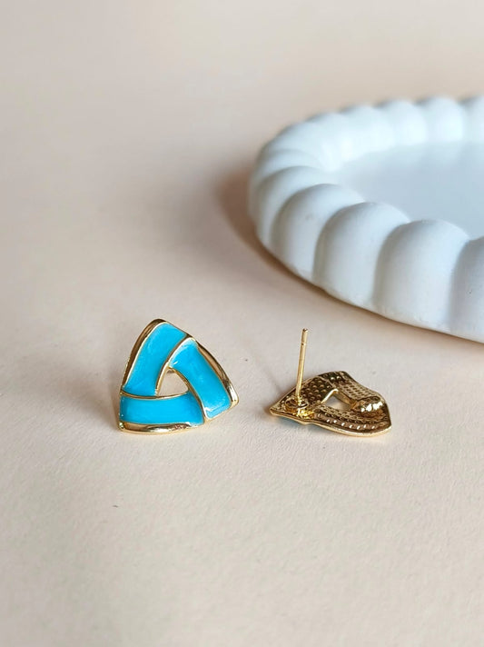 Korean Earrings 1552AMSTGDMBL