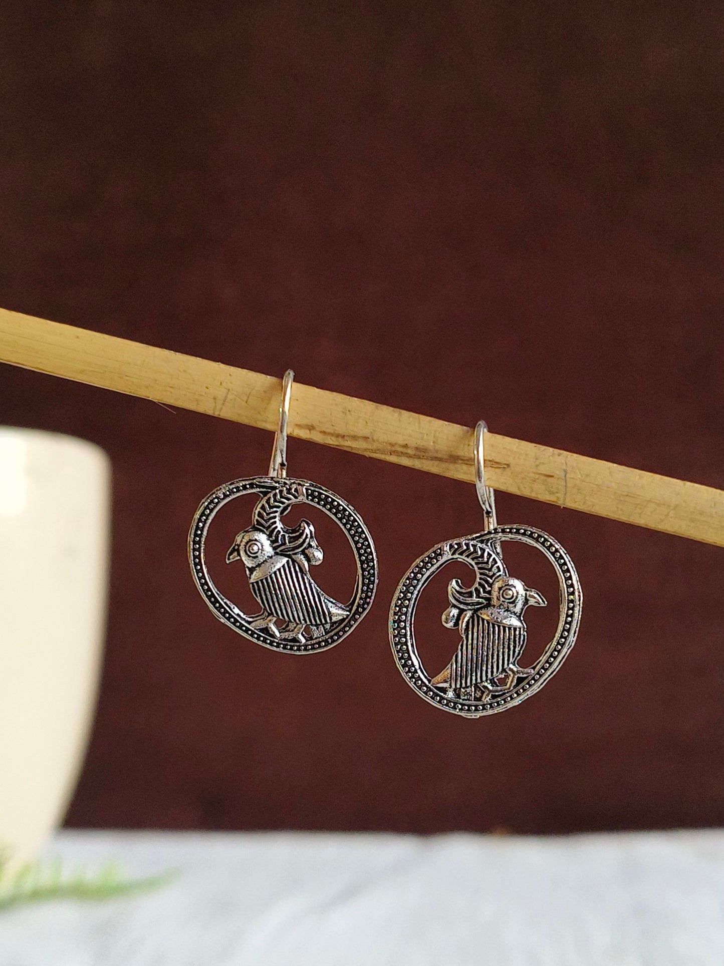 Oxidised Earrings 1810AMHK