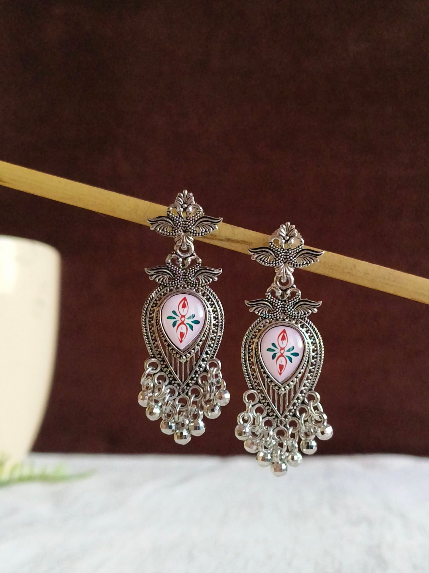 Oxidised Earrings 1812AMDL
