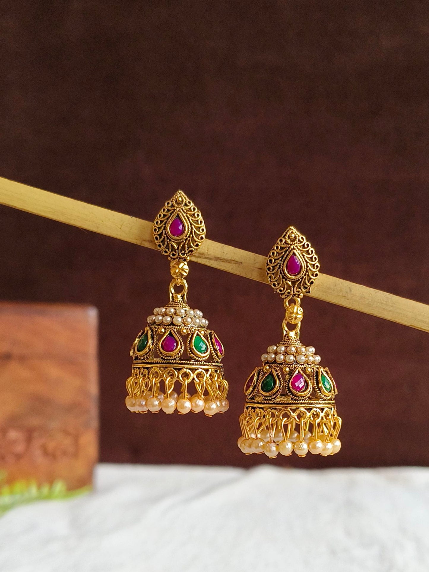 Golden Jhumka 1851AMJH