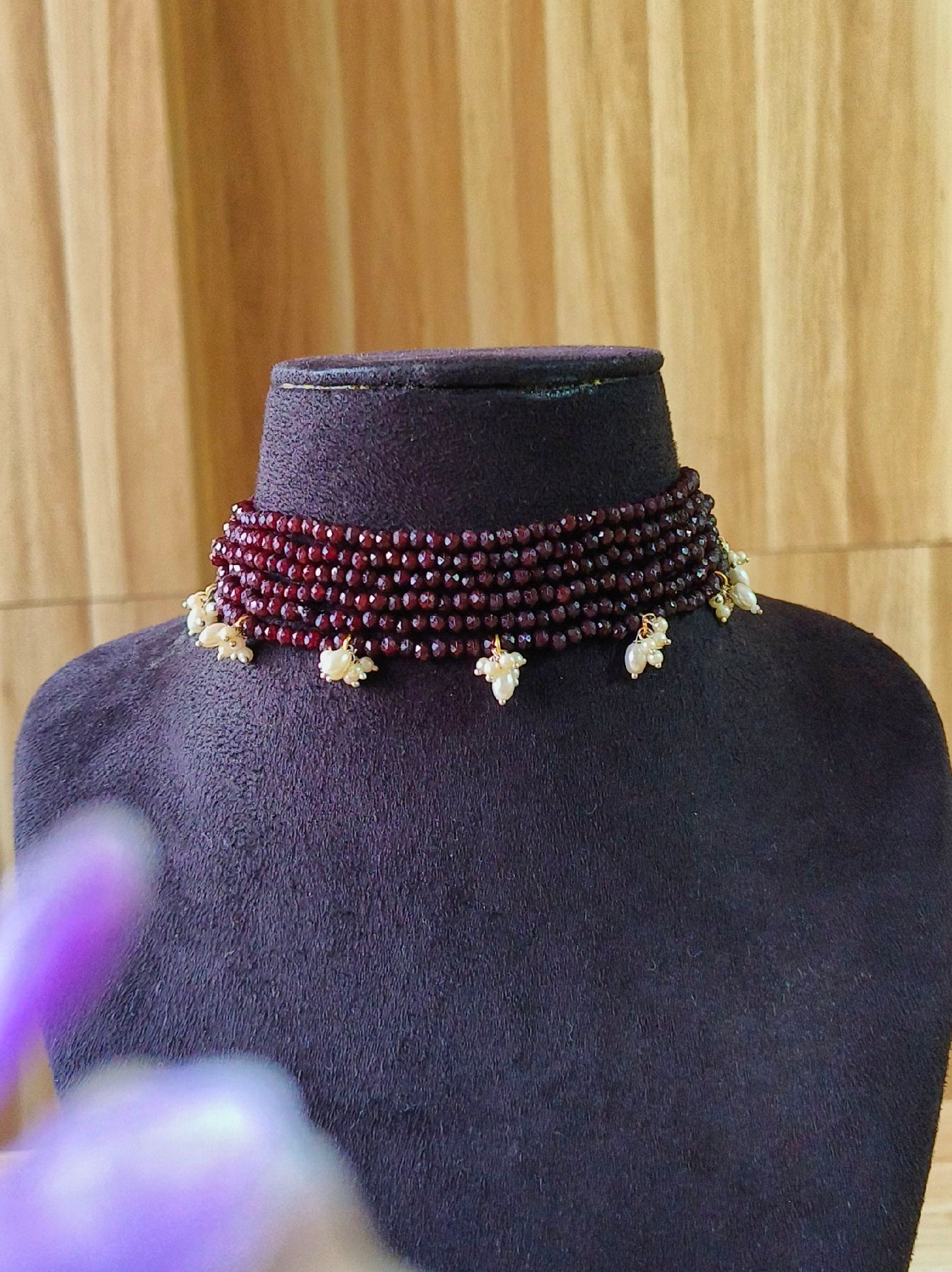 Beaded Chokar Necklace 21770MXNKWNE (Stock Clearance)
