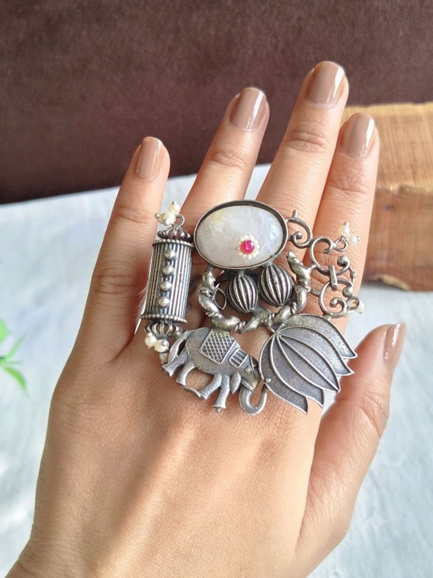Cocktail/Fusion Finger Ring 21798MXFR (Stock Clearance)