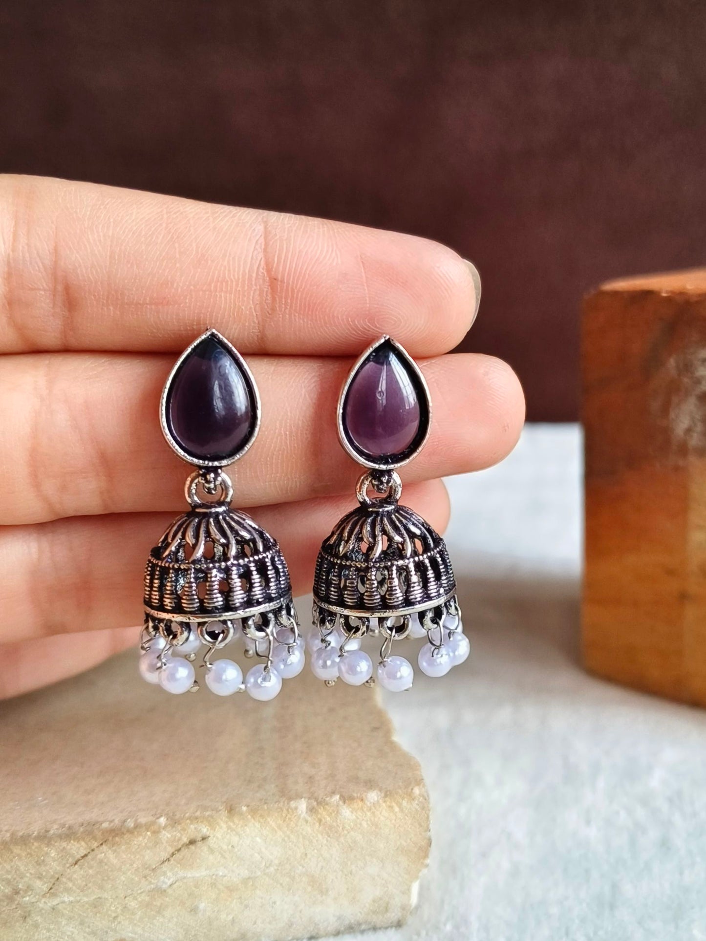 Oxidised Earrings