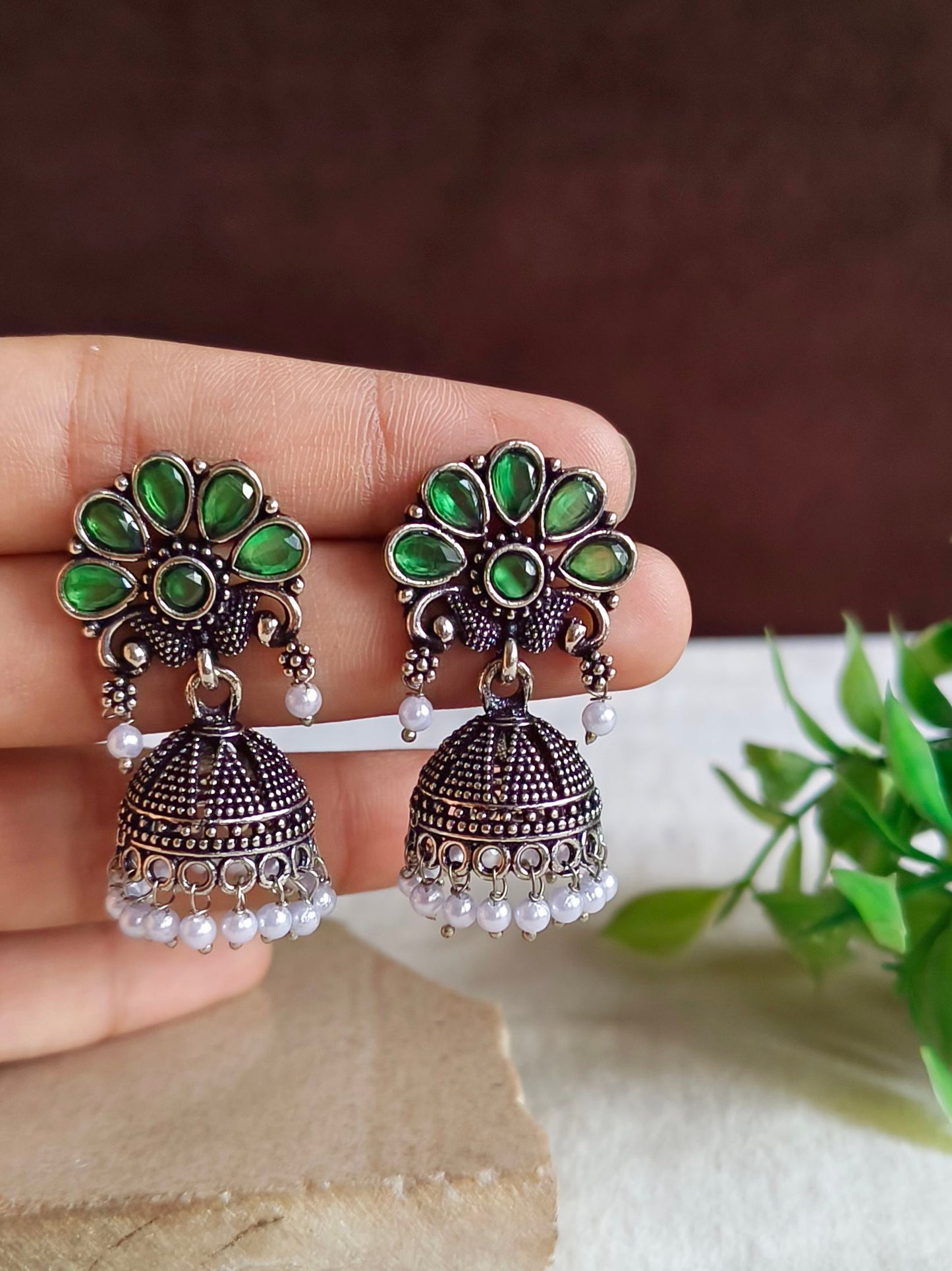 Oxidised Earrings
