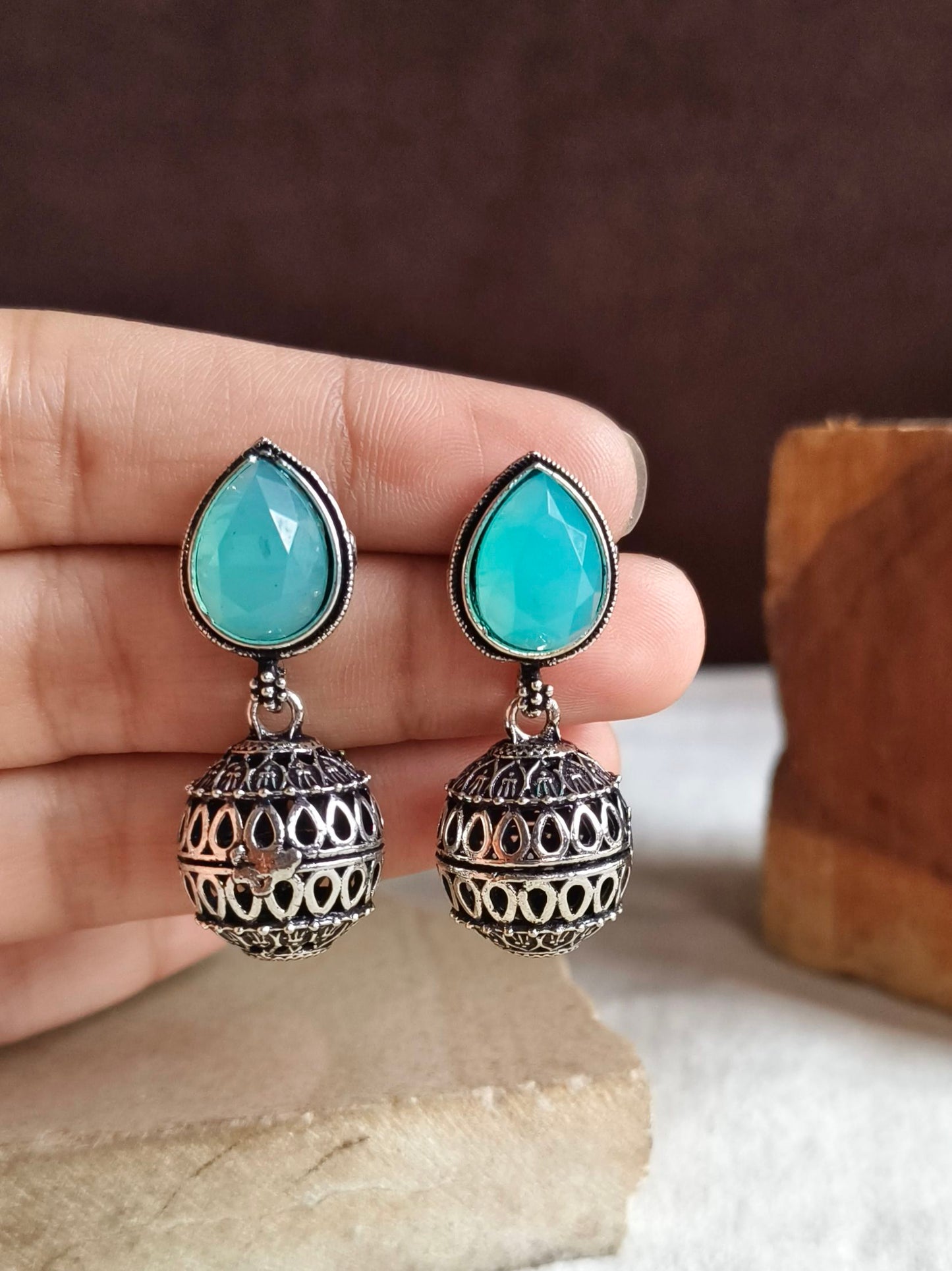 Oxidised Earrings