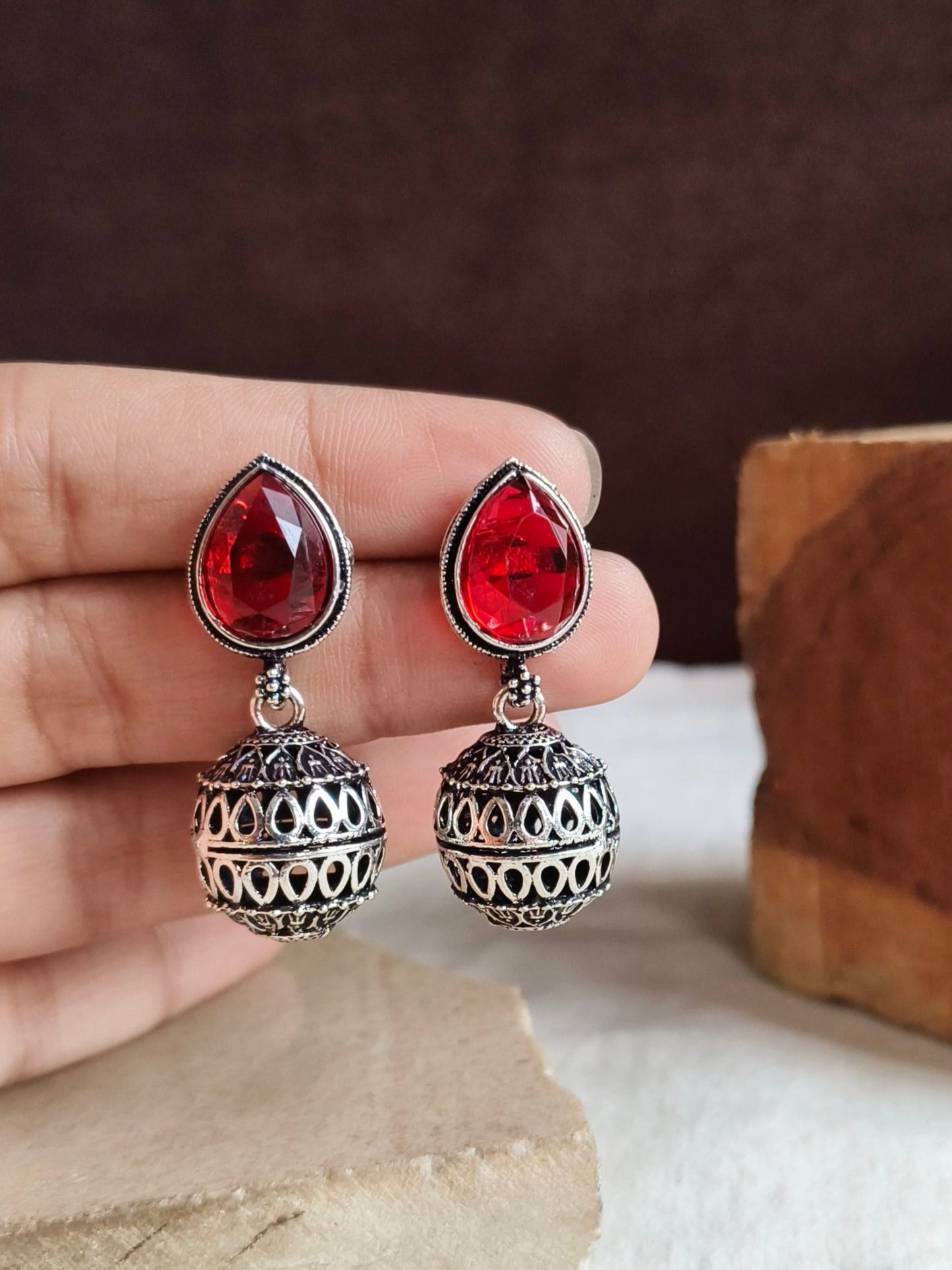 Oxidised Earrings