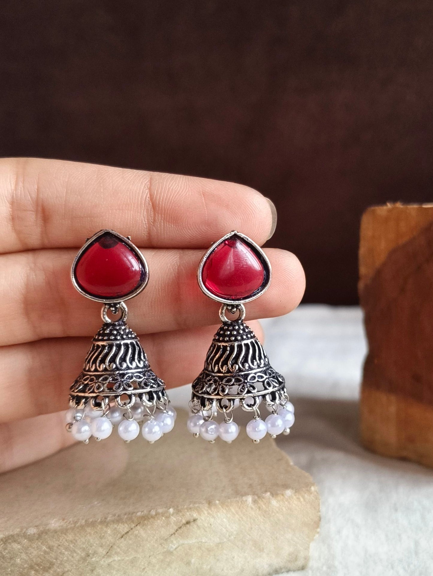 Oxidised Earrings