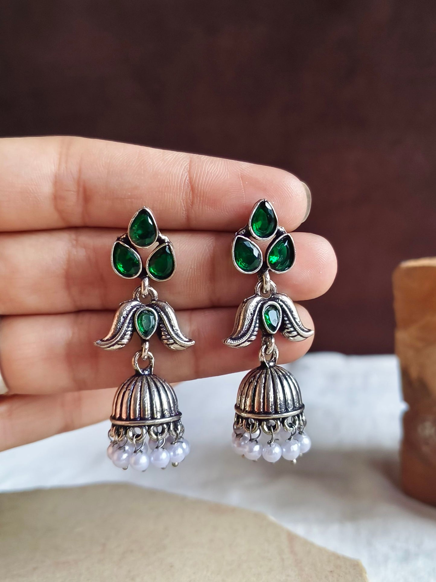 Oxidised Earrings