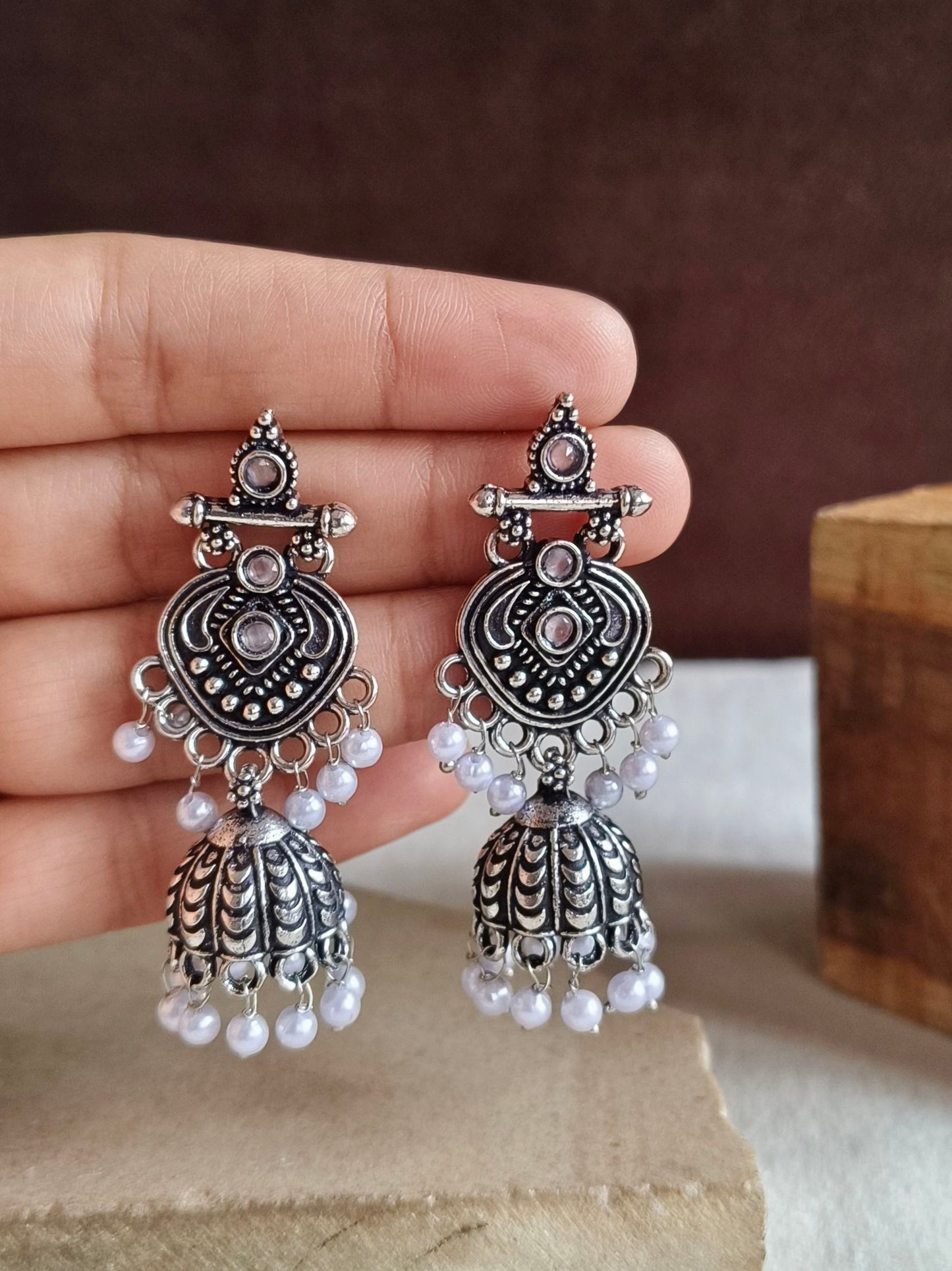 Oxidised Earrings
