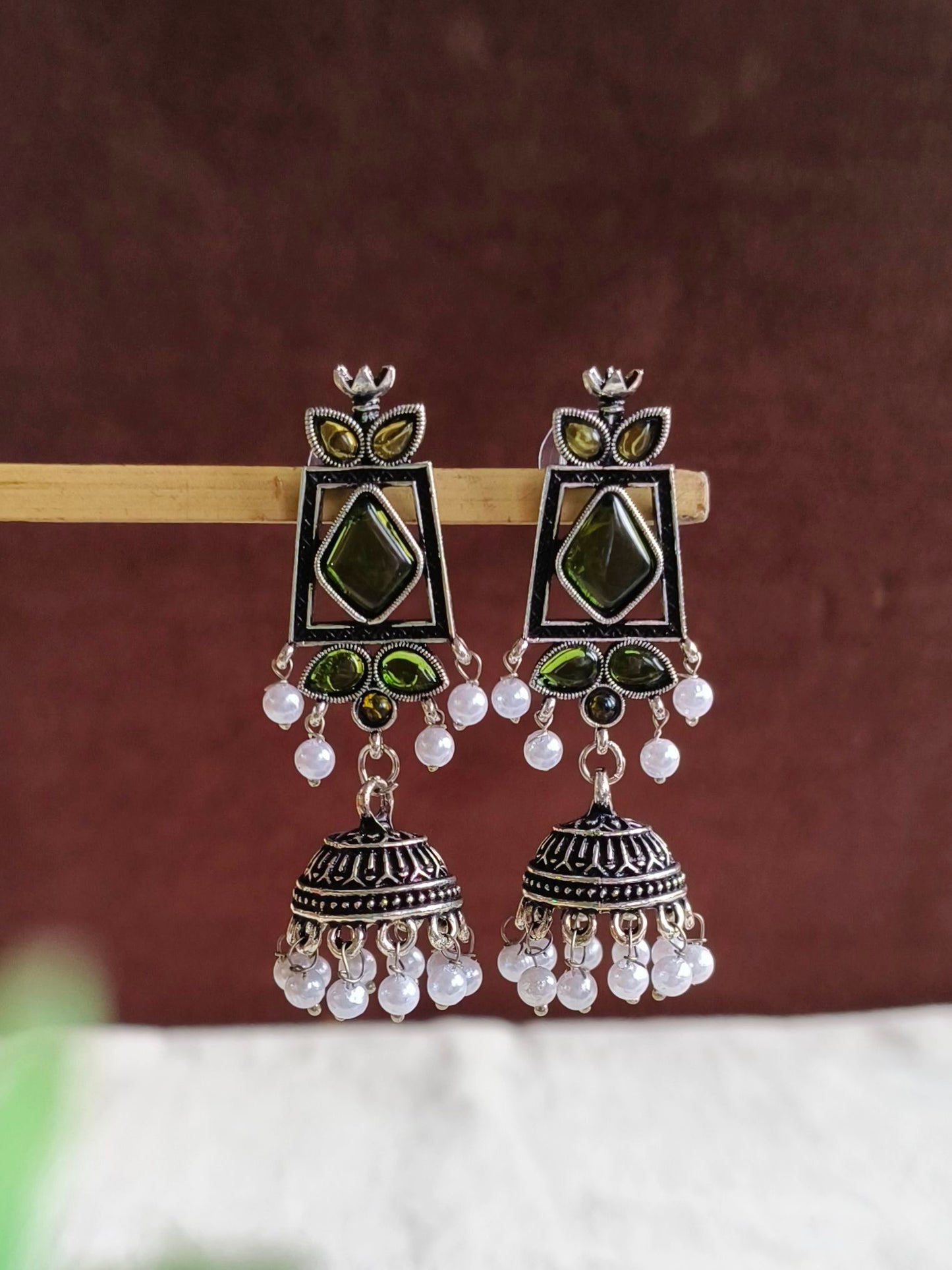 Oxidised Earrings