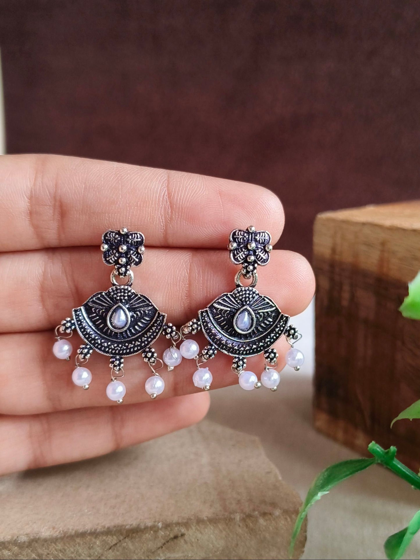Oxidised Earrings