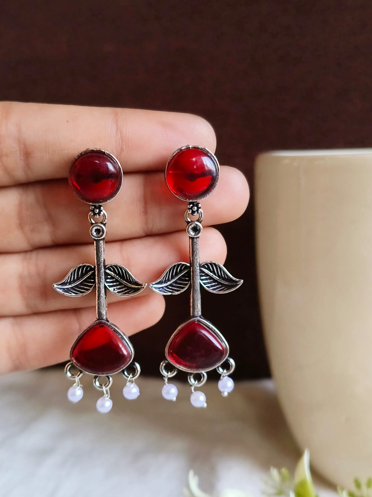 Oxidised Earrings