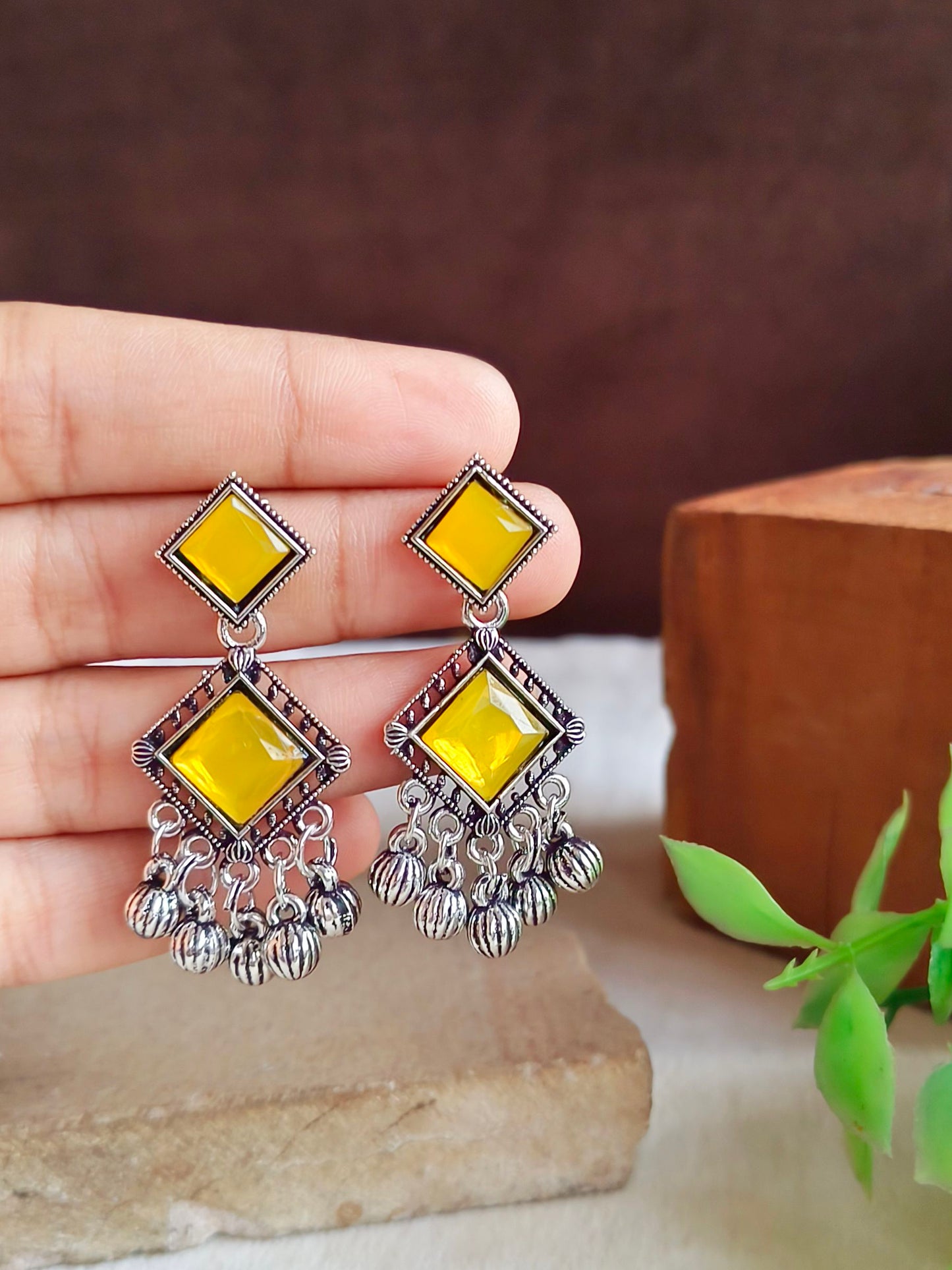 Oxidised Earrings