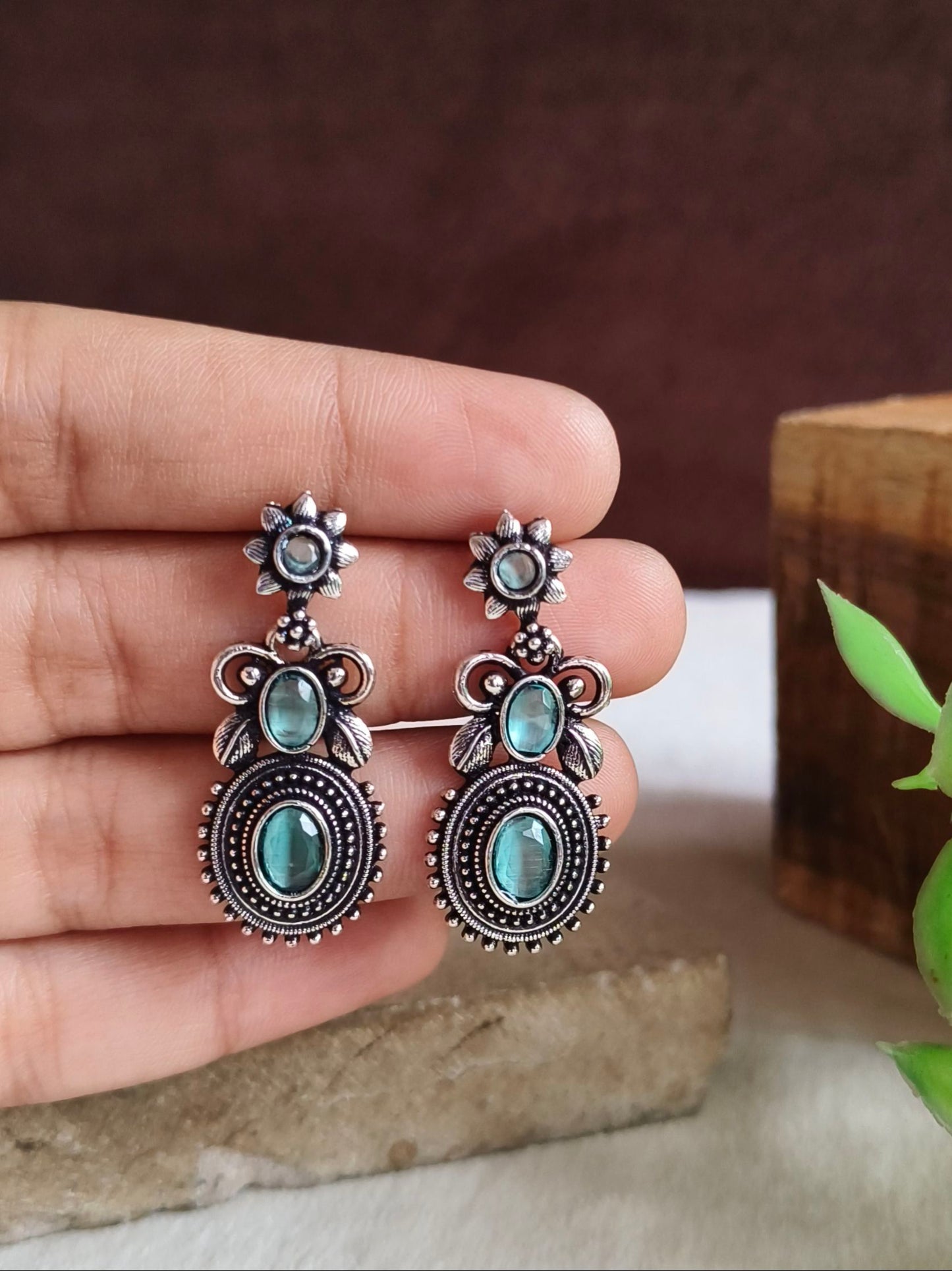 Oxidised Earrings