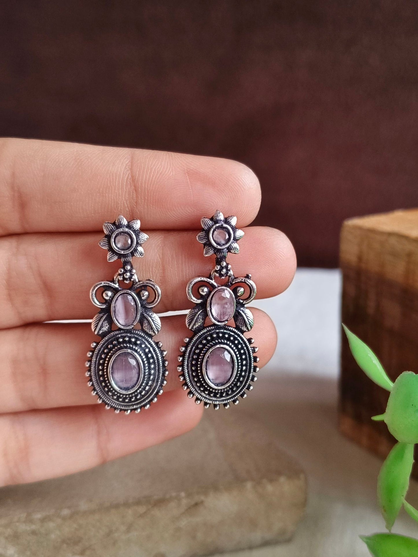 Oxidised Earrings