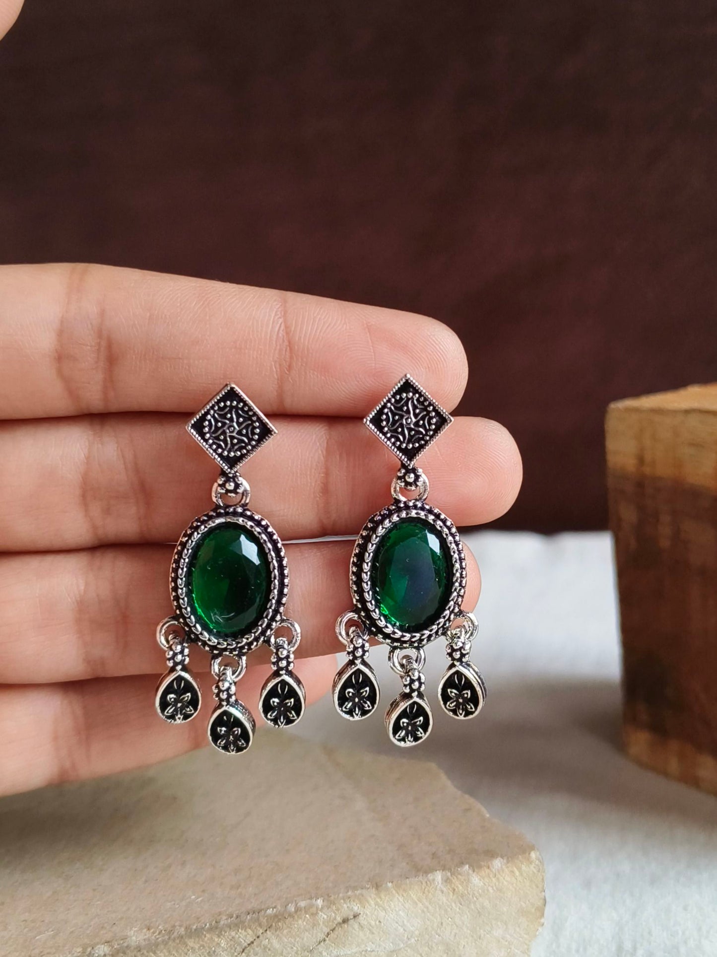 Oxidised Earrings