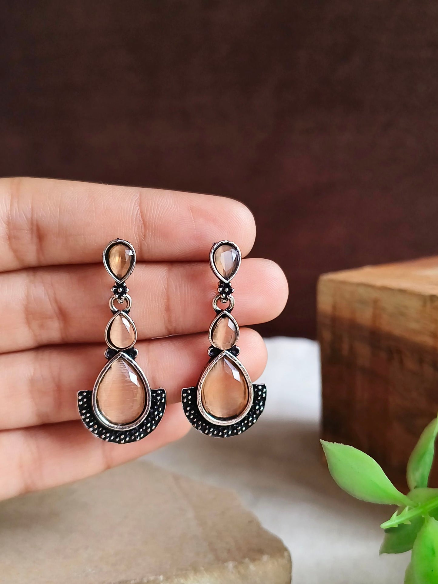 Oxidised Earrings