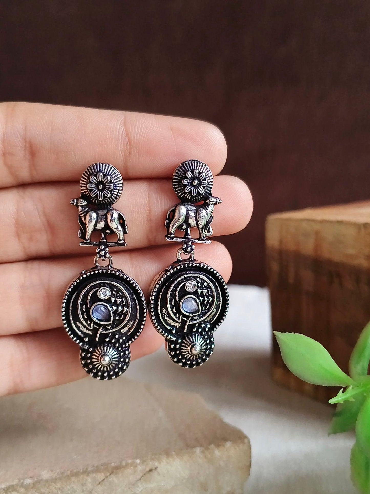Oxidised Earrings