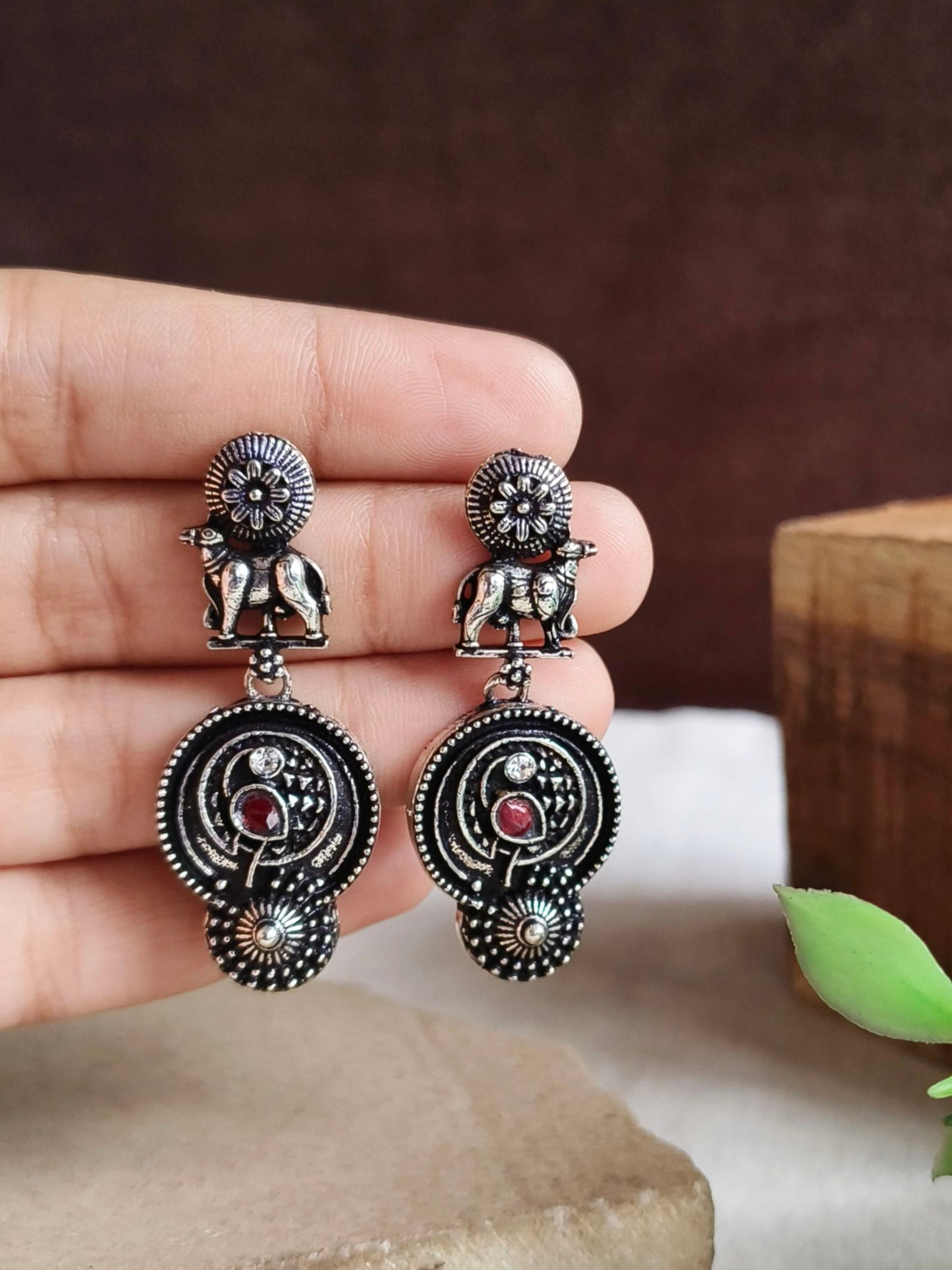 Oxidised Earrings