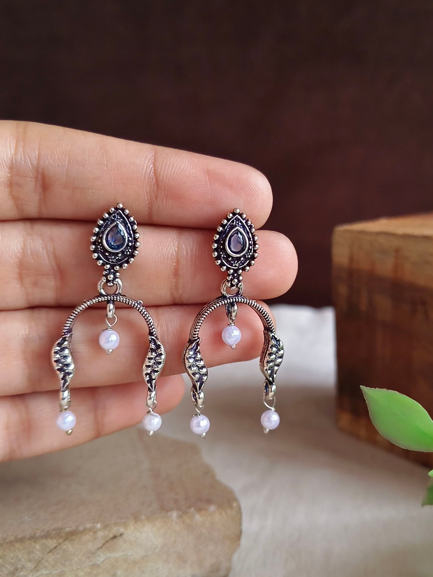 Oxidised Earrings