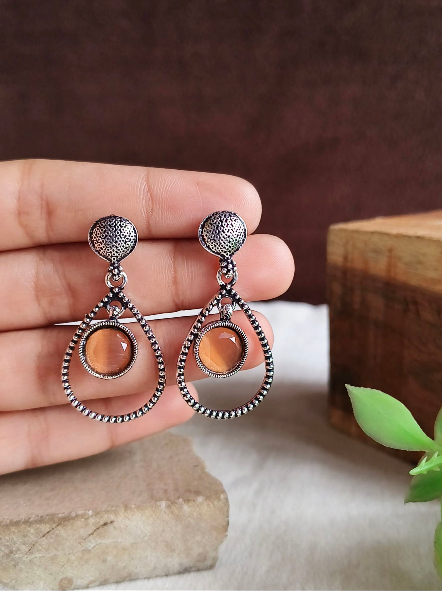 Oxidised Earrings
