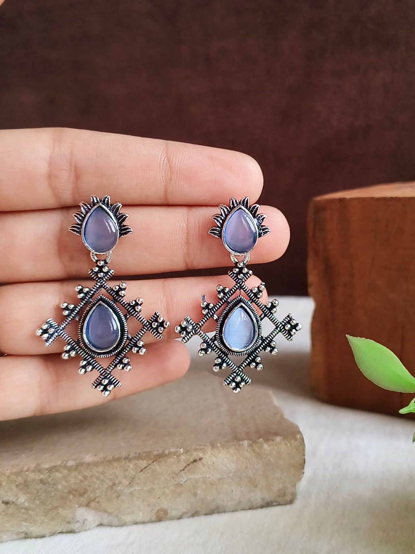 Oxidised Earrings