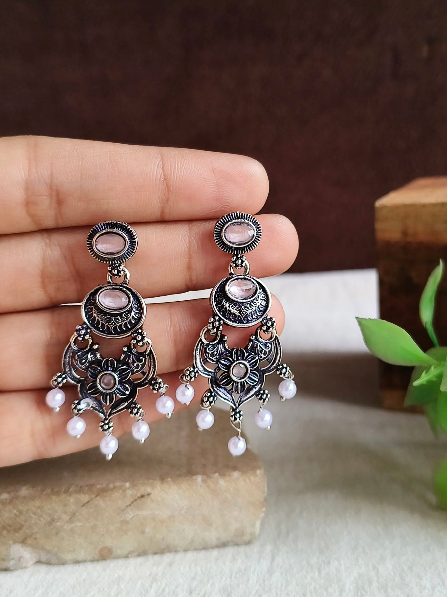 Oxidised Earrings