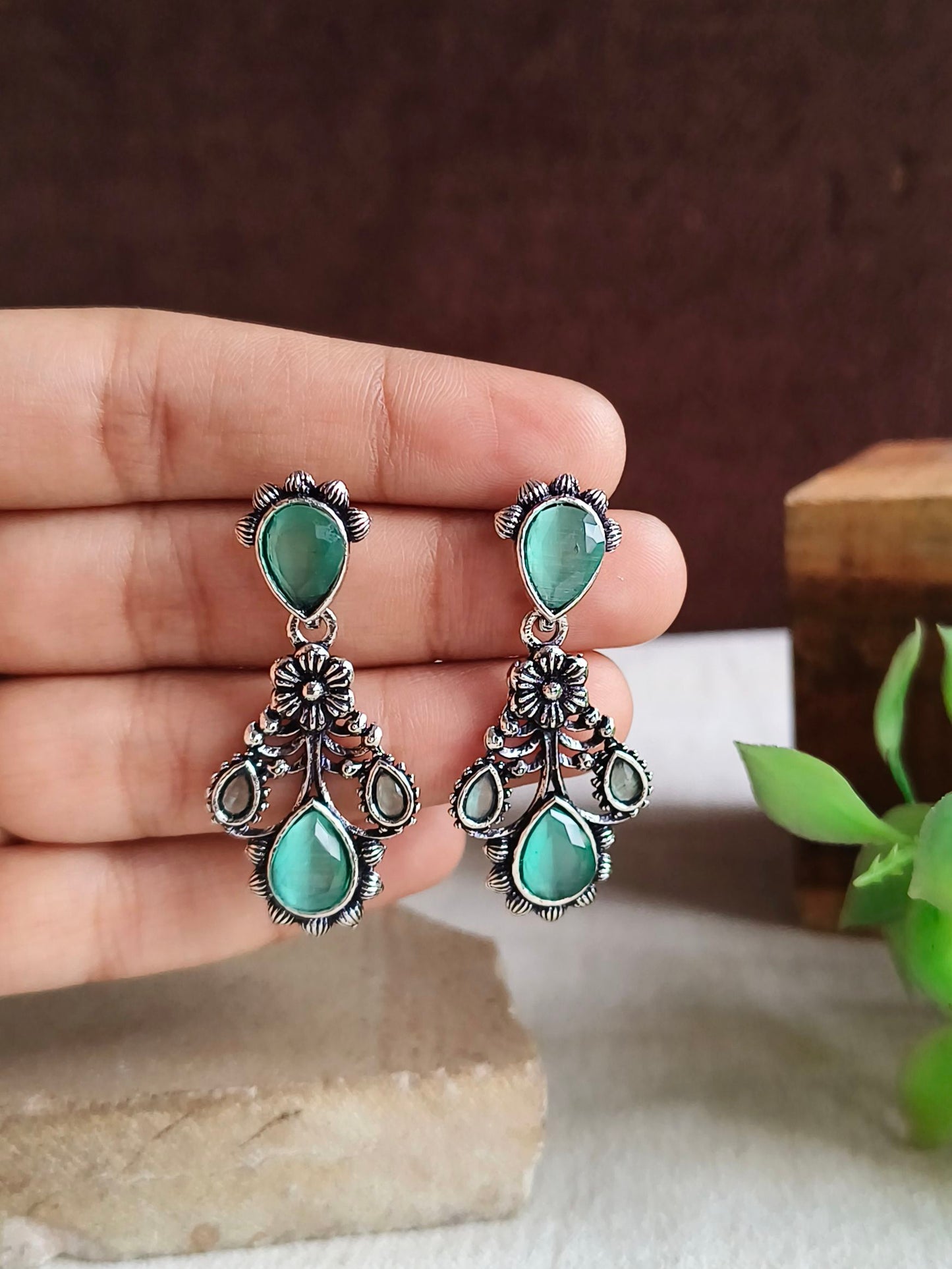 Oxidised Earrings