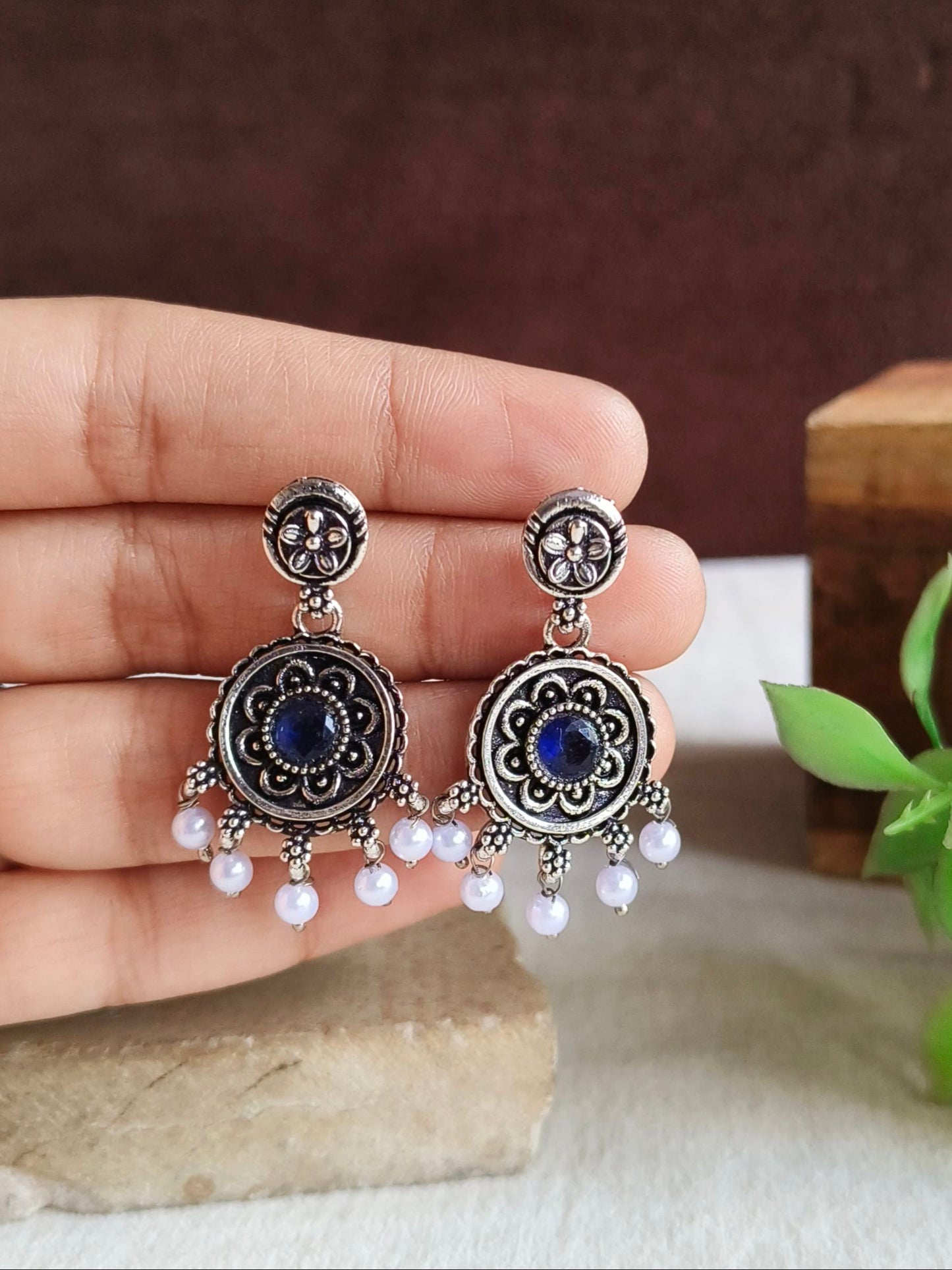 Oxidised Earrings