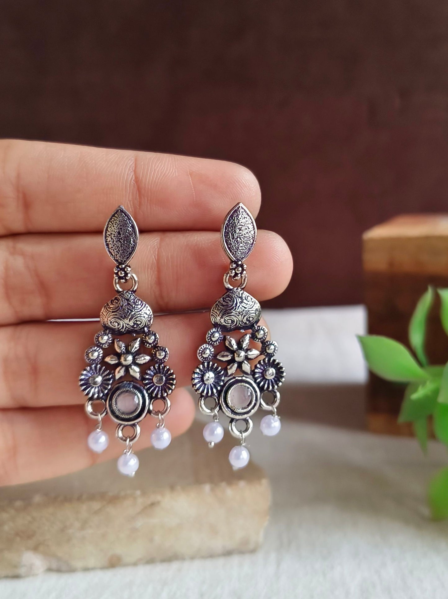 Oxidised Earrings