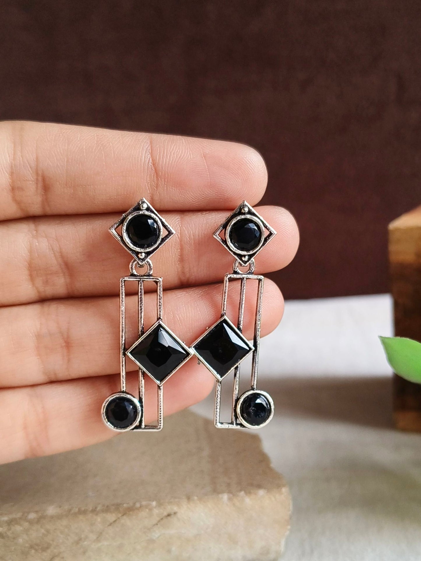 Oxidised Earrings