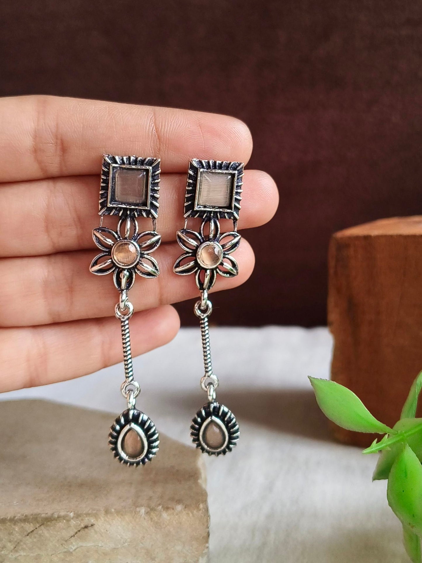 Oxidised Earrings