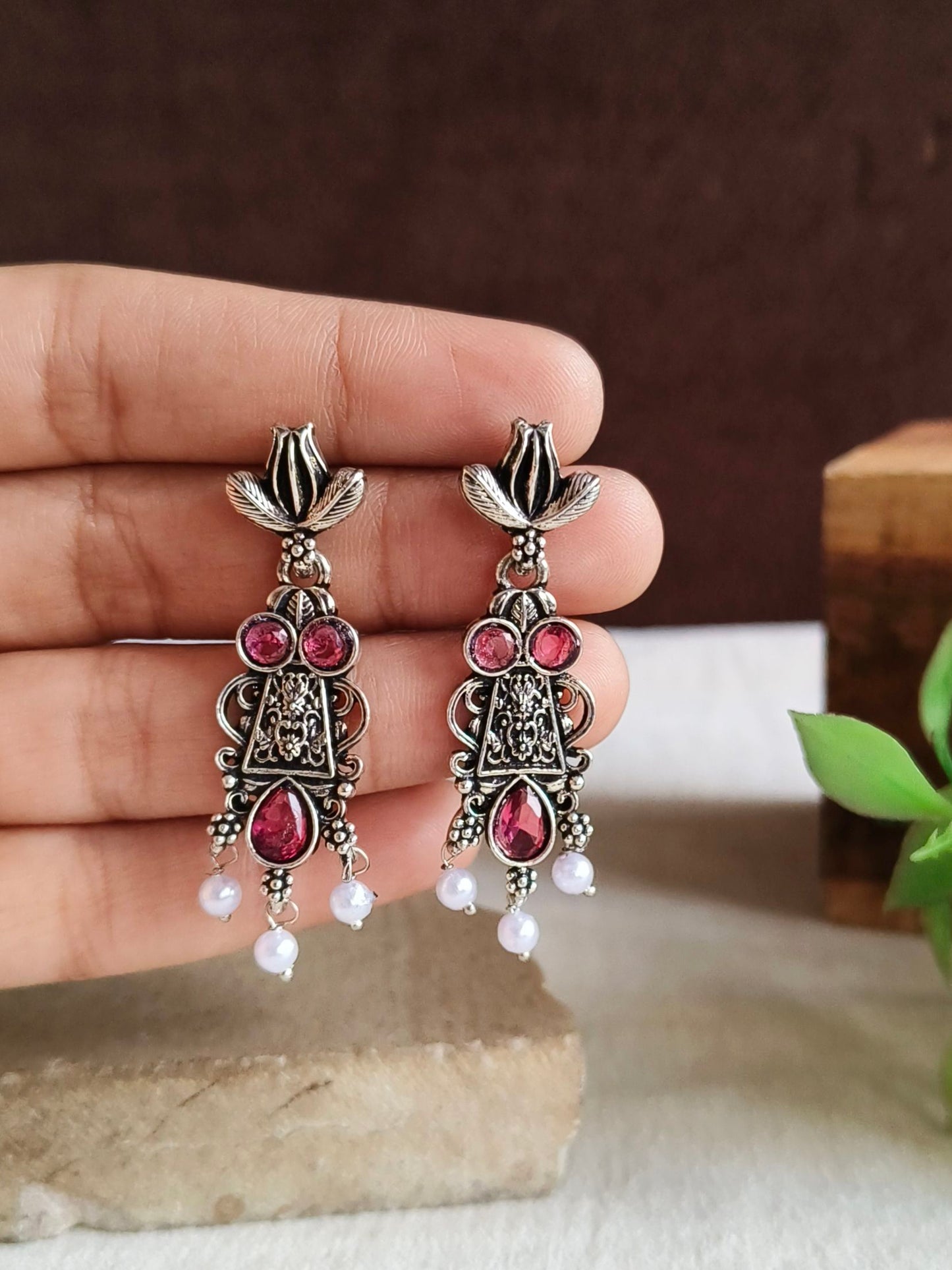Oxidised Earrings