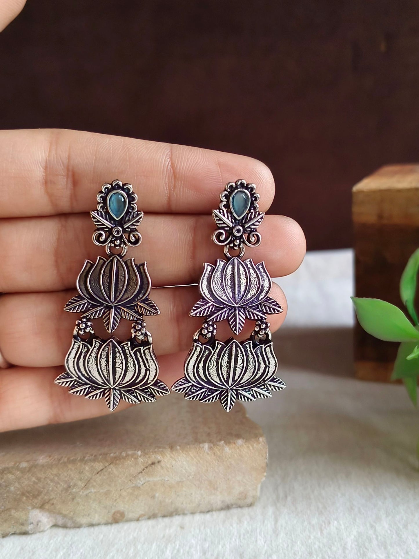 Oxidised Earrings
