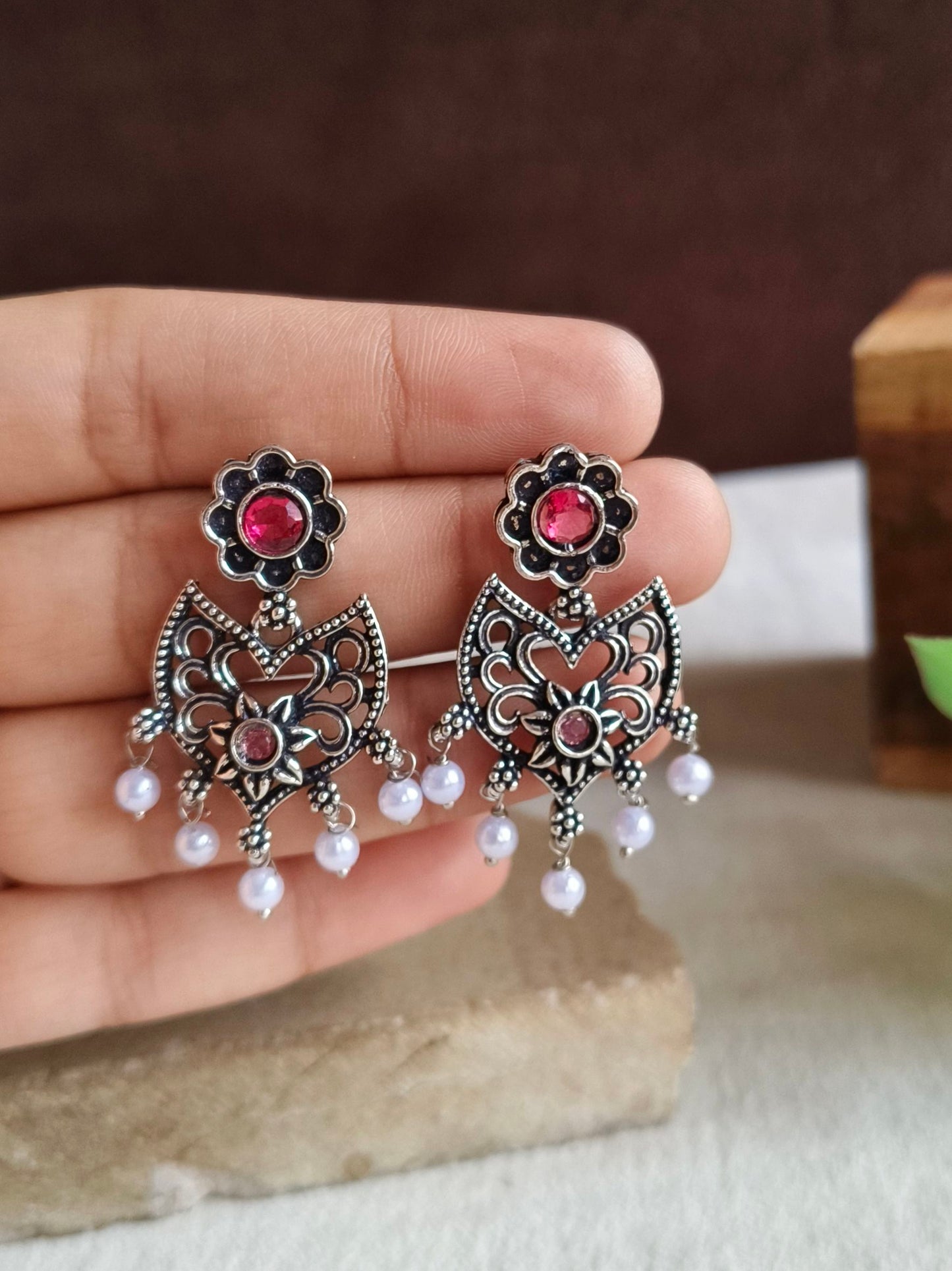 Oxidised Earrings