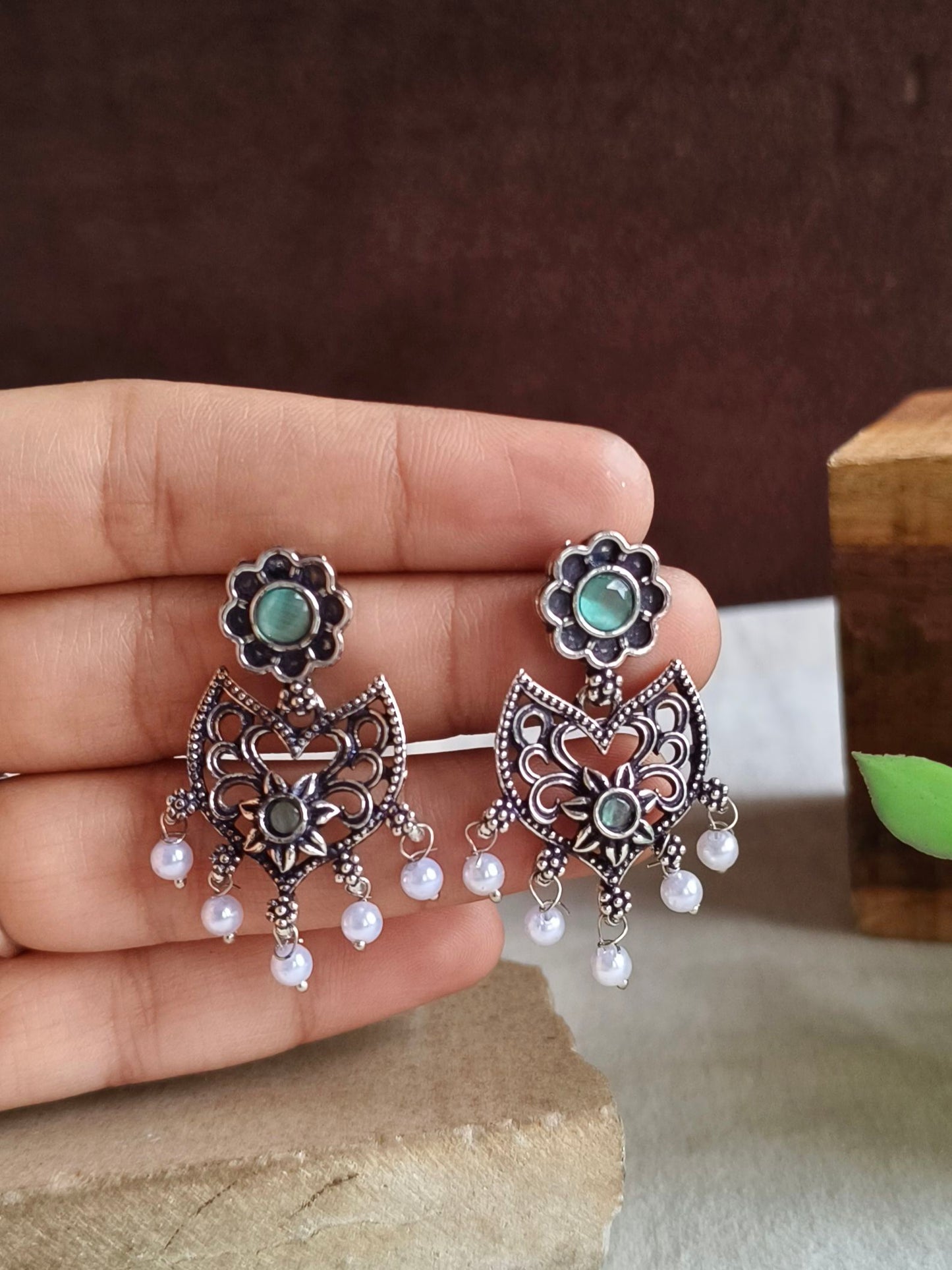 Oxidised Earrings