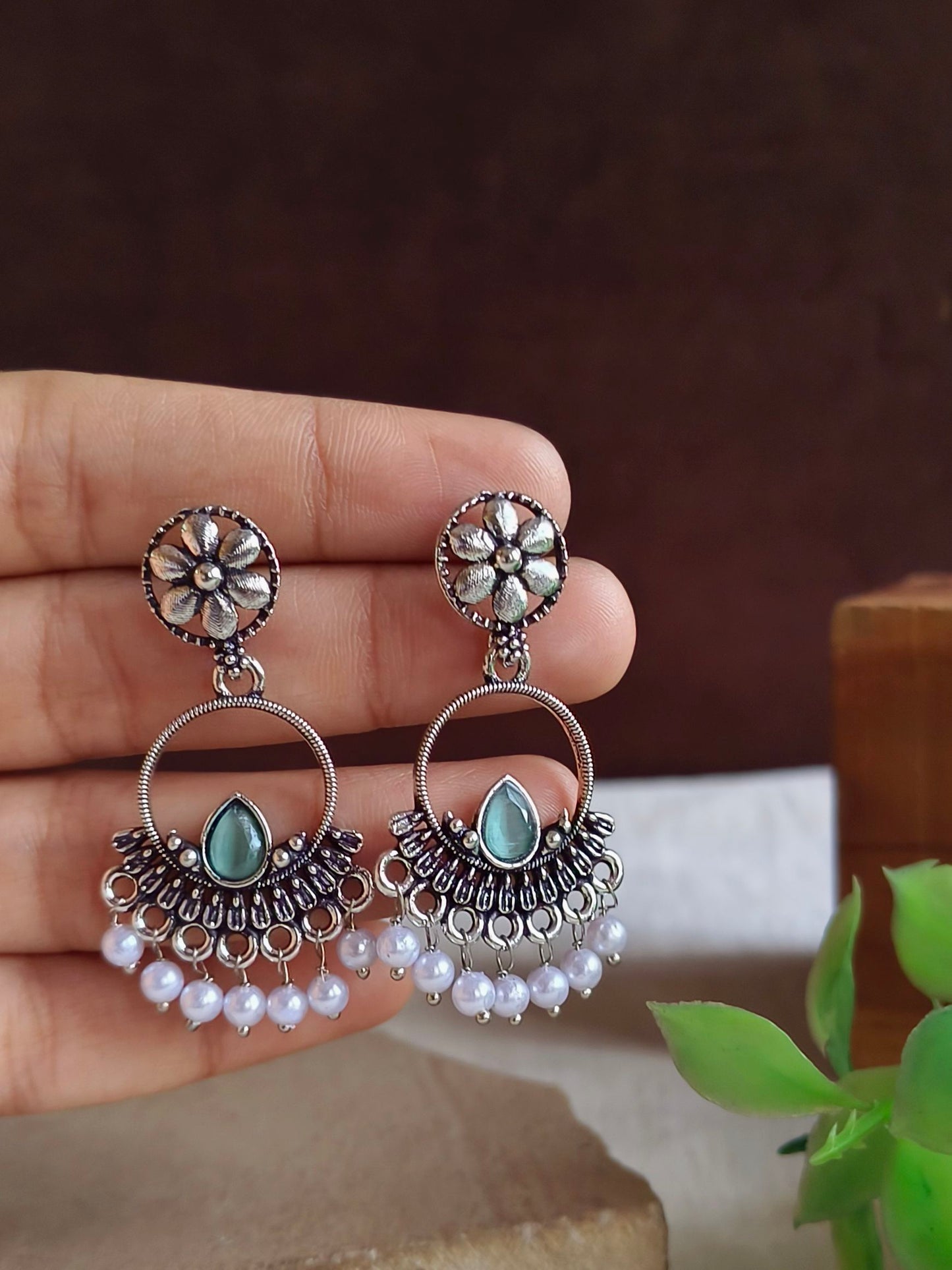Oxidised Earrings