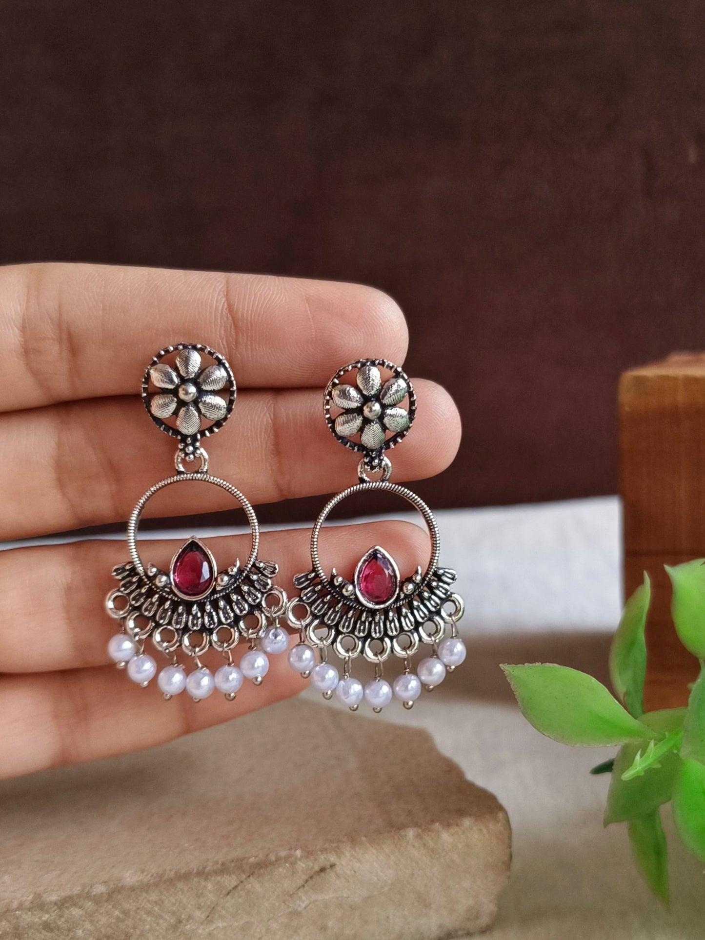 Oxidised Earrings
