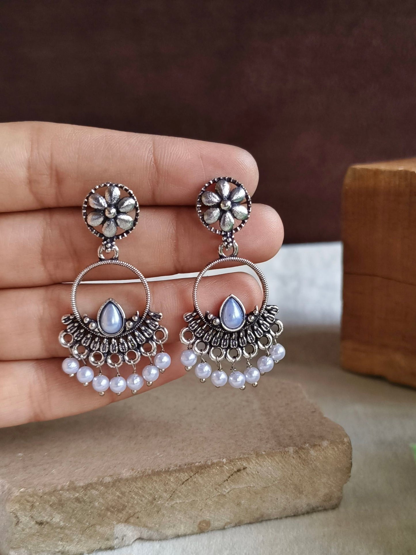 Oxidised Earrings