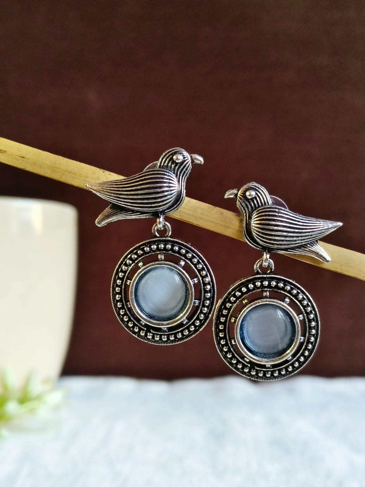 Oxidised Earrings