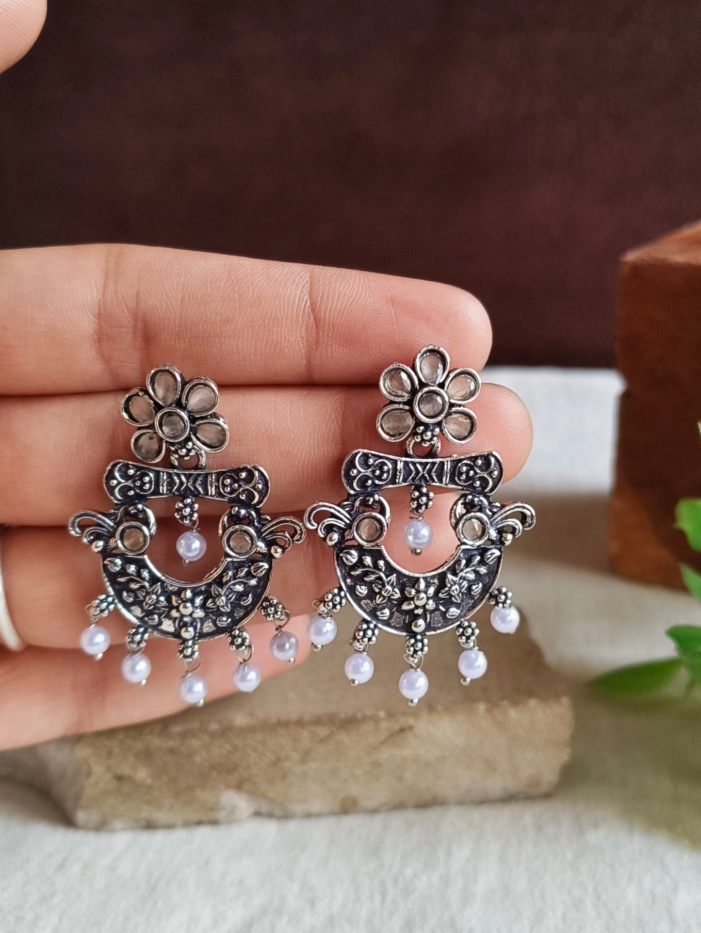 Oxidised Earrings