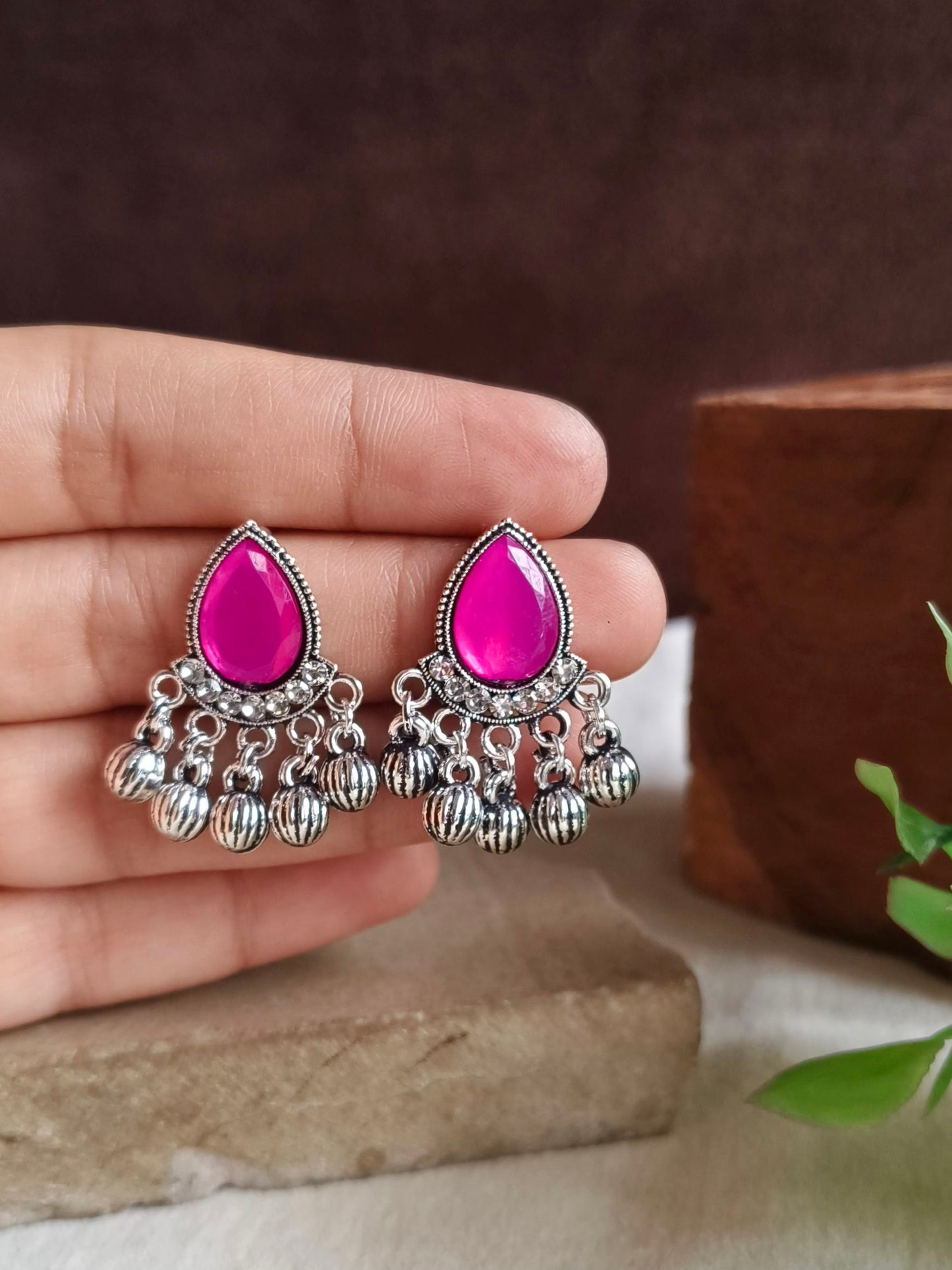 Oxidised Earrings