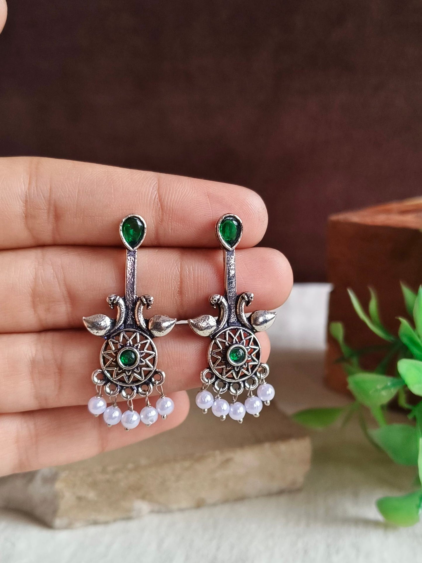 Oxidised Earrings