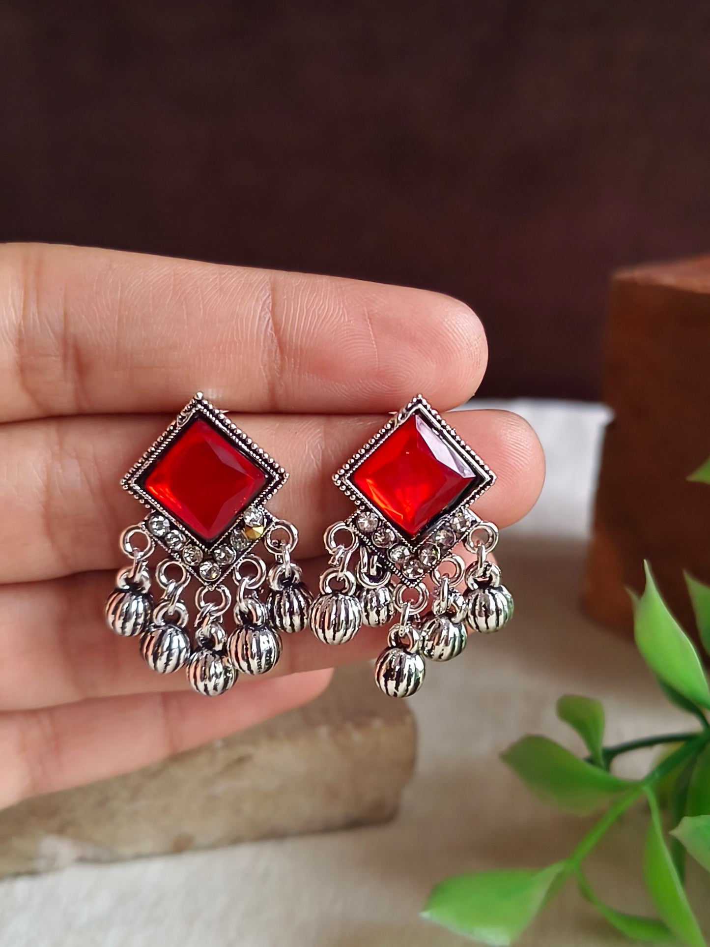 Oxidised Earrings