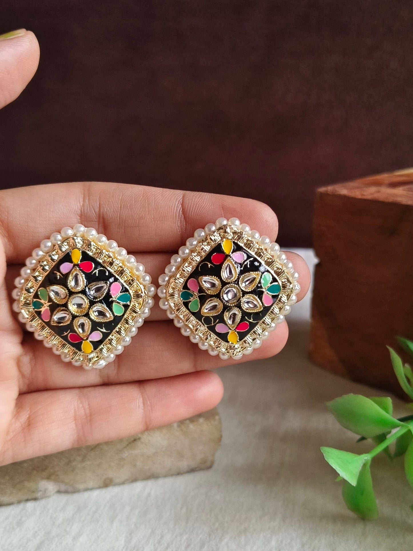 Oxidised Earrings
