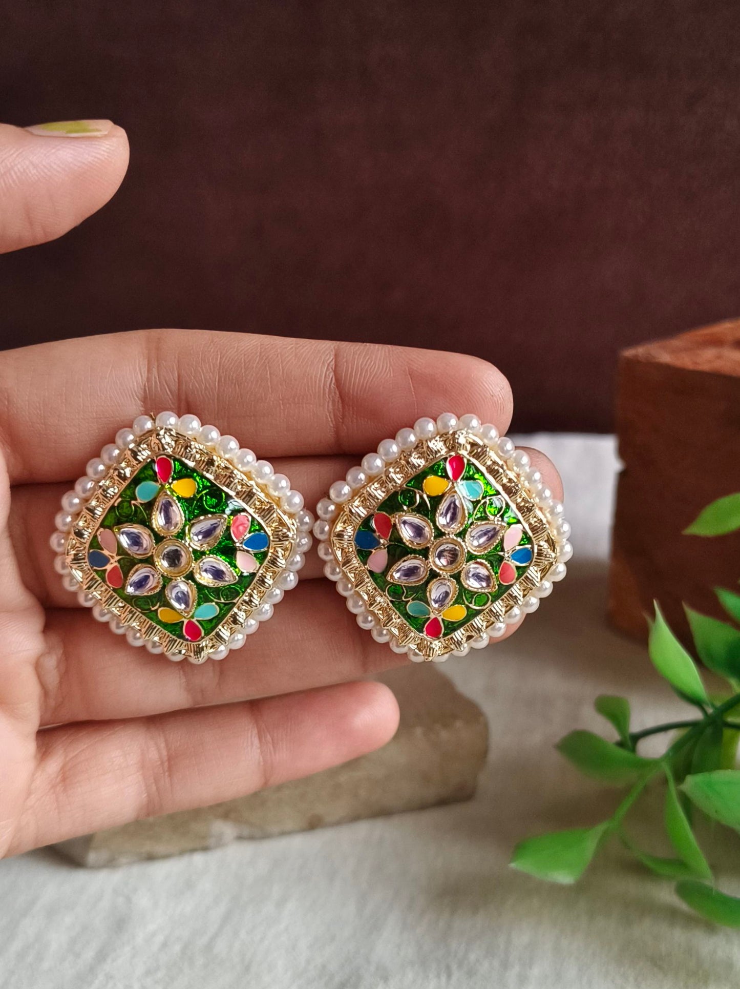 Oxidised Earrings