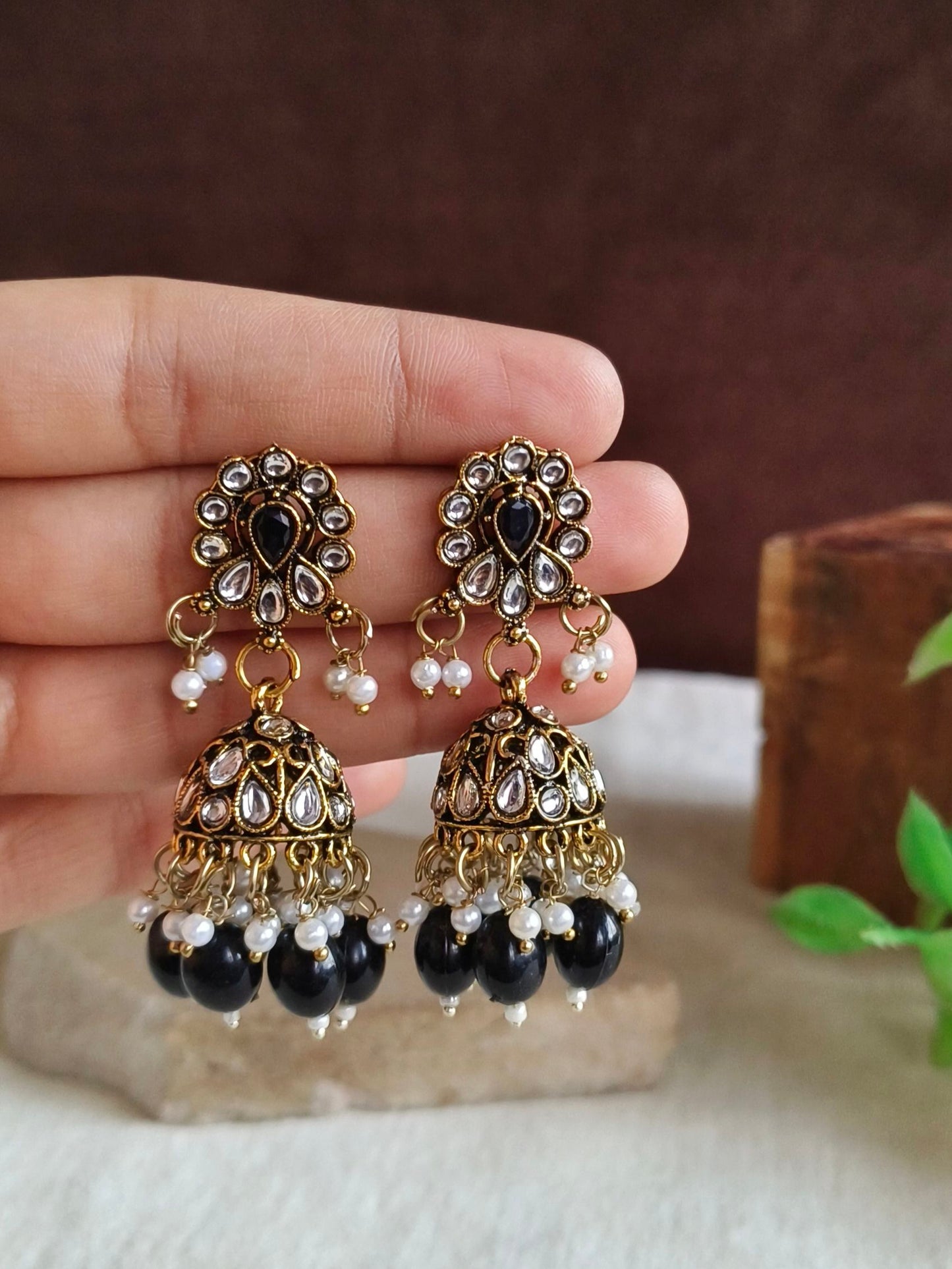 Oxidised Earrings
